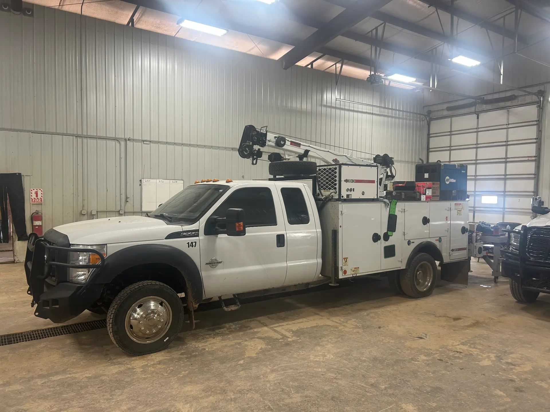 WOS service truck ready to deploy